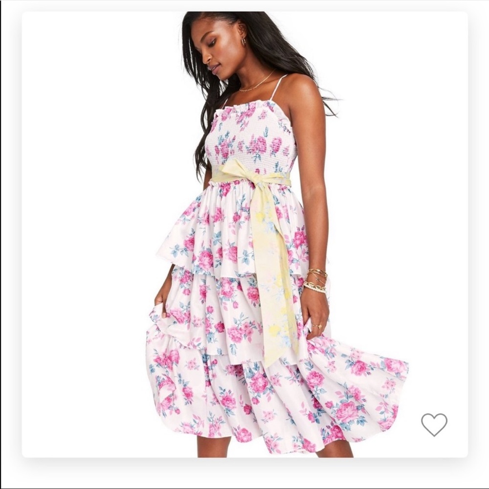 Love Shack Fancy Elise Smocked Dress